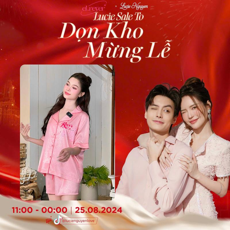 EL.RÊVER - Bộ Pyjama lụa quần ngắn hoạ tiết thỏ nhiều màu sắc  - màu hồng - 0524S20