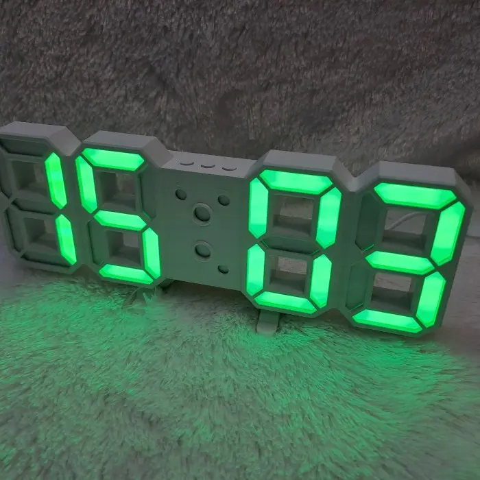 Dijual Jam Dinding Digital Led Jam Meja Unik dan Artistik - Biru Terlaris Tbk 1