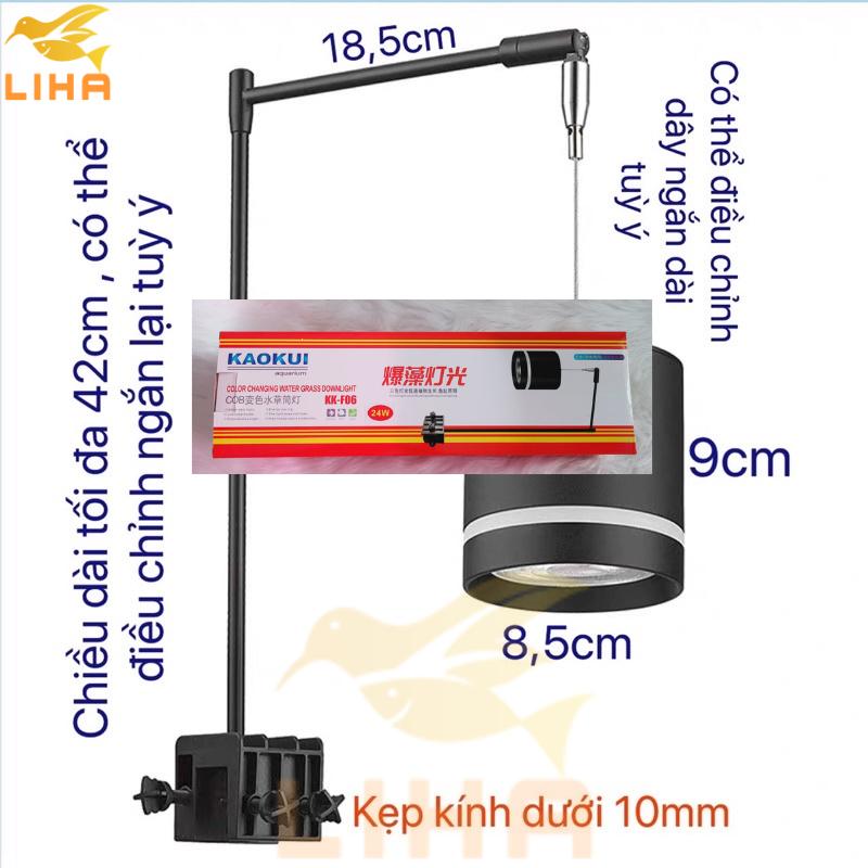 Led Rọi KAOKUI KK-F06 18W 24W | Đèn LED rọi cho hồ Biotop, hồ cá thủy sinh, hồ bán cạn đèn  rọi