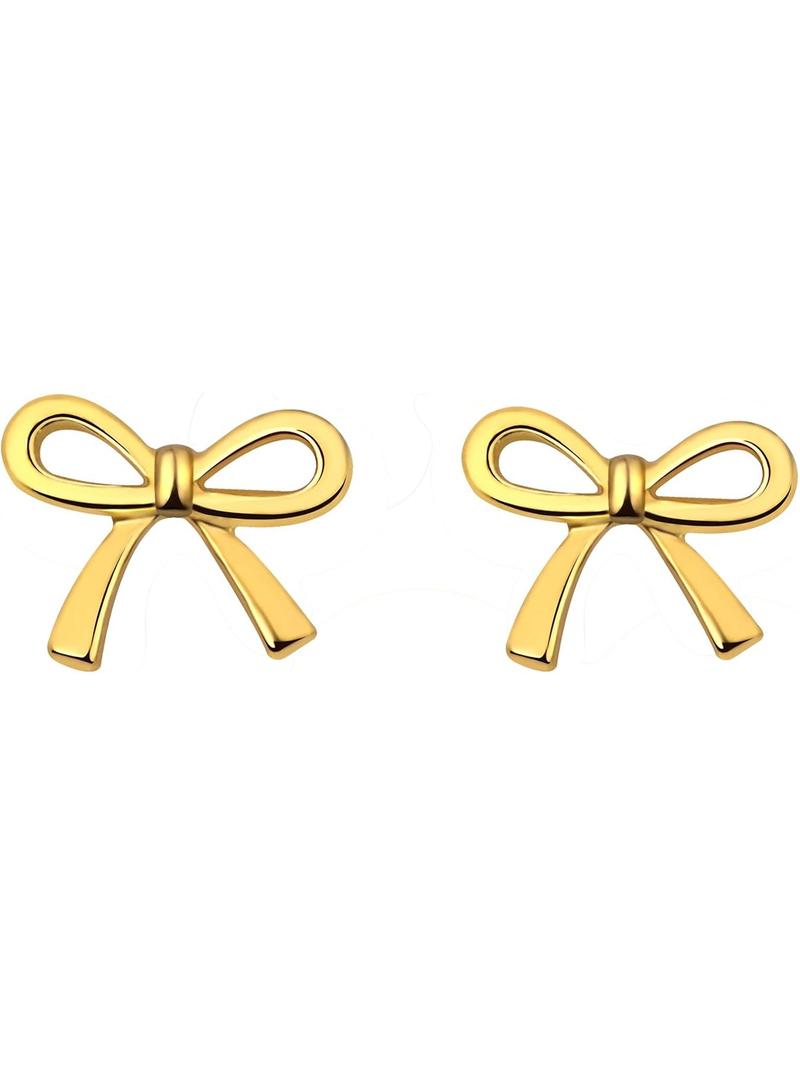 Product Introduction of Bow Design Stud Earrings, Cute Earrings for Women & Girls, Fashion Jewelry for Party, Daily Clothing Decor, Trendy All-match & Exquisite Jewelry for Birthday Gift 0