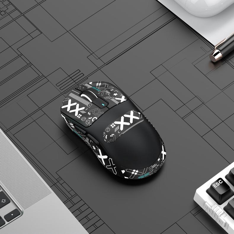 Product Introduction of Original Attack Shark X3 Wireless Mouse Multiple Colors Three-mode Lightweight Design Ergonomics PAW3395 E-sports Gaming Mouse 27