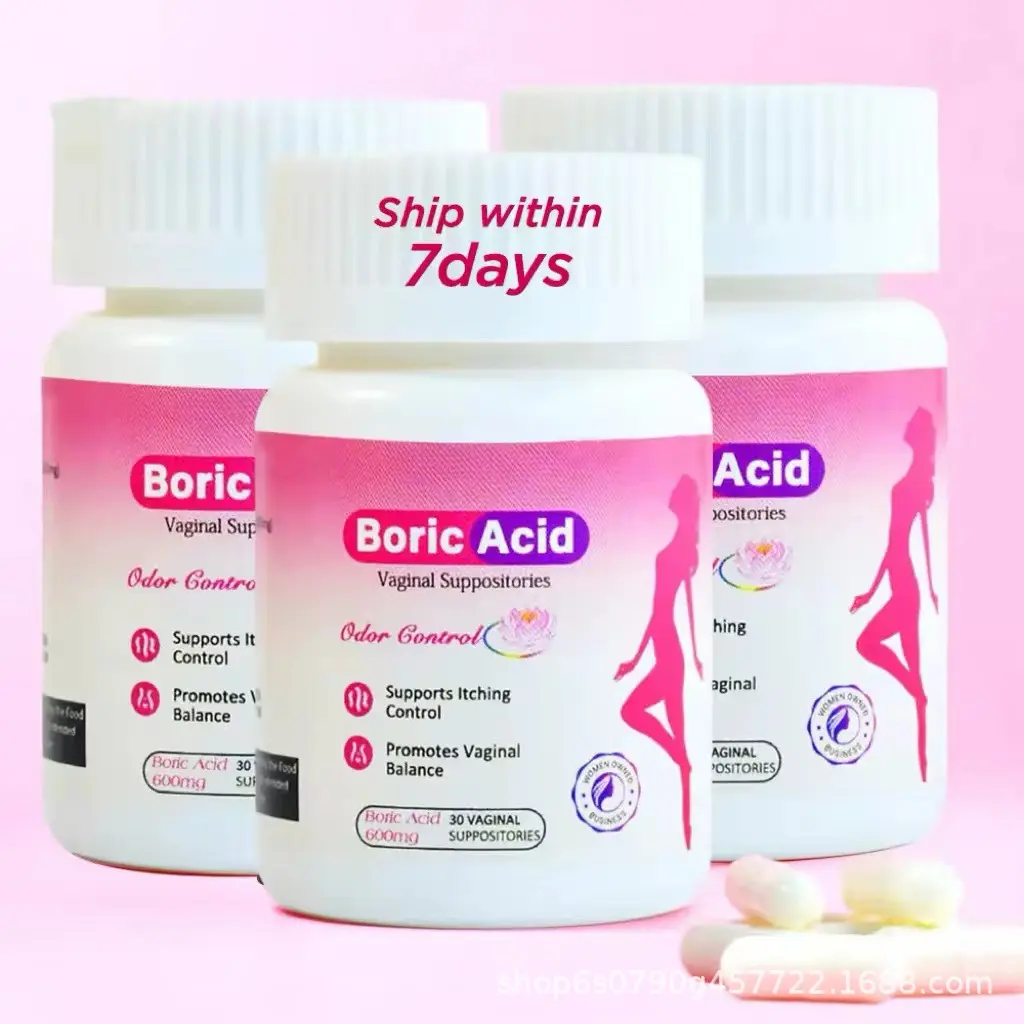 Boric Acid  Suppositories Yeast Infection Treatment Bacterial Treatment 30PCS Antibacterial