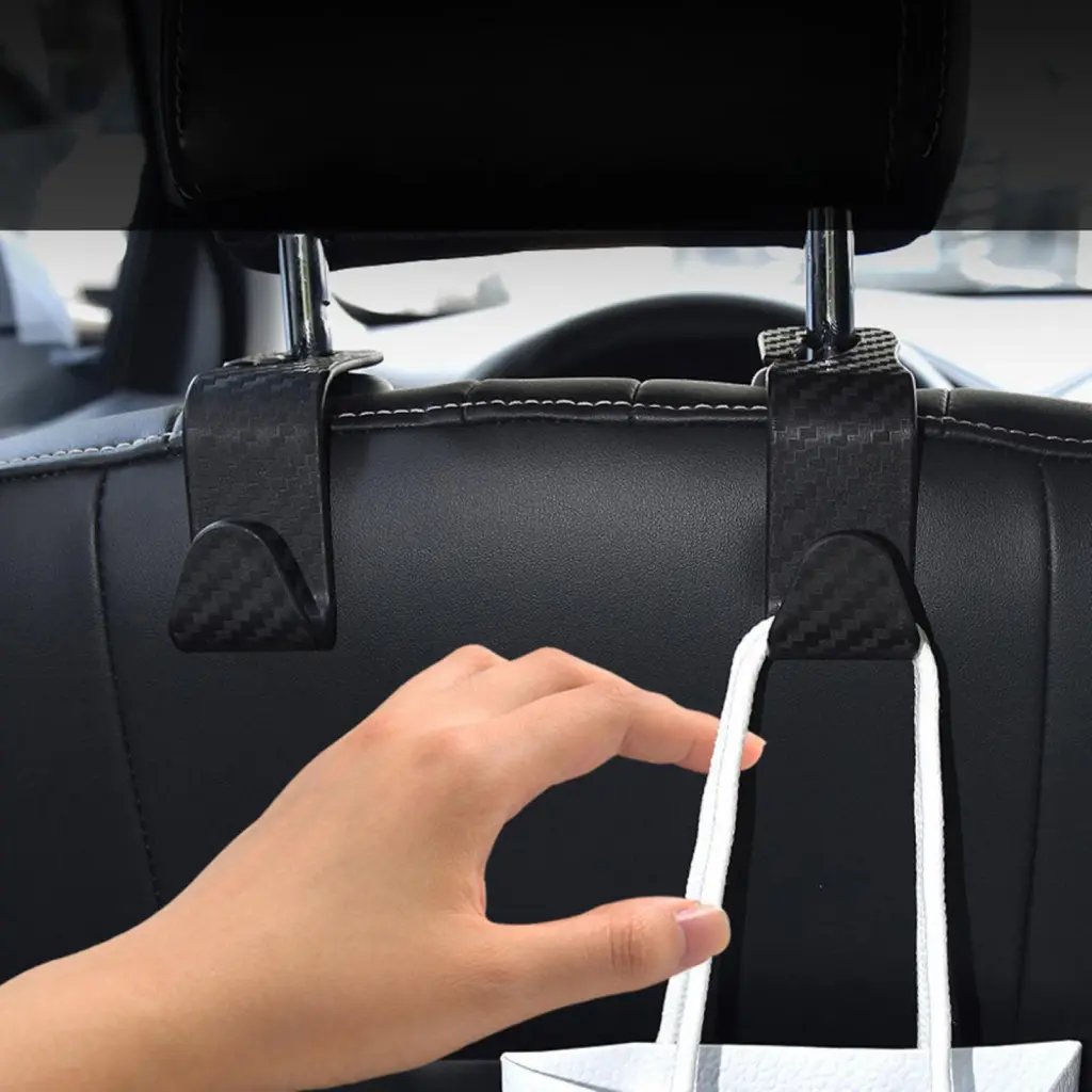 thwoscion Car Hook Mini Universal Car Storage Holder Headrest Mount Storage Holder for Car Durable
