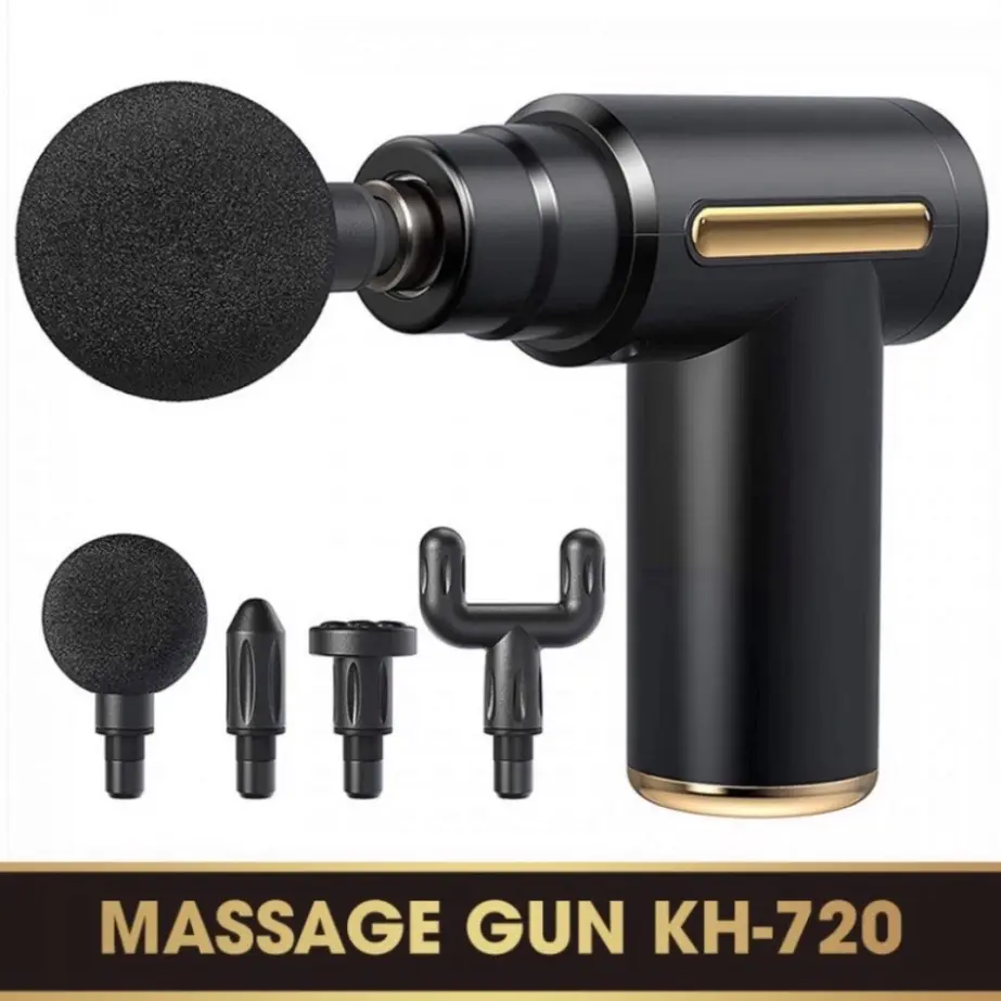 ￼[BH 1NĂM] Máy mát xa cầm tay, máy massage DO720 toàn thân Với 4 Đầu Thay Thế 6 Cấp Độ BH 12 Tháng