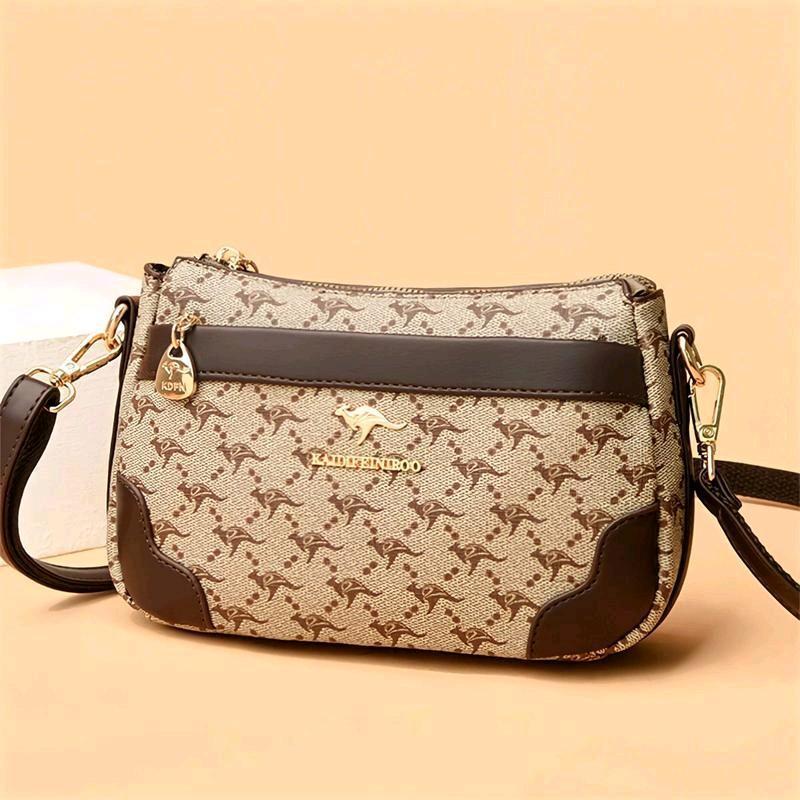Tas Wanita Antik Kulit PU Simple Tas Wanita Selempang Bahu Desainer Mewah Kualitas Tinggi hitam 1