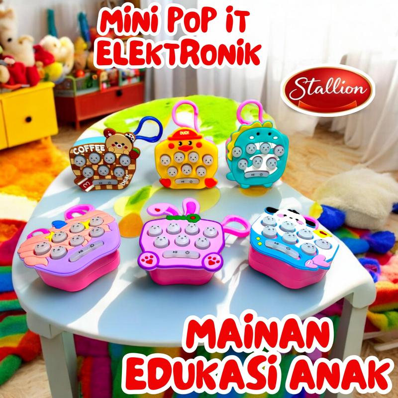 Mainan Edukasi Anak Mini Pop It Elektronik Squishy Viral Pus Shop  Tokopedia