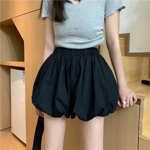 Quần đùi nữ bí phồng, Quần Short nữ dáng bí chất voan đẹp mềm mặc xinh - Seventeen 2