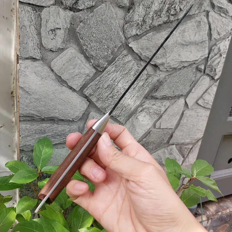 Dao Lọc Thịt Cá Dài 26cm Cán Gỗ, dao làm bếp chống rỉ, dao pha lóc thịt heo 8