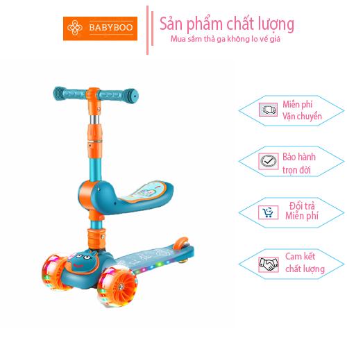 Xe trượt scooter cho bé 2 chế độ BB278, có đèn, có nhạc