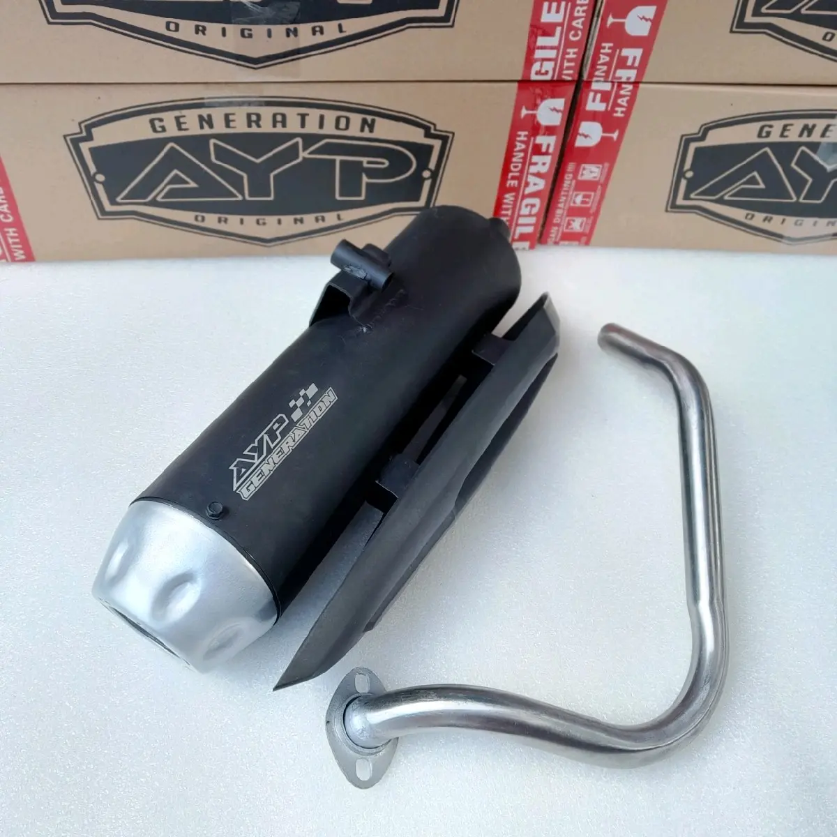 standar racing original AYP pnp PCX,NMAX, AEROX ngebass adem Knalpot Motor