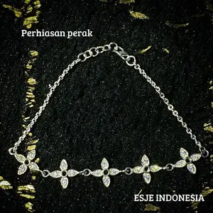 Perhiasan Gelang Rantai Bunga Lily - ESJE INDONESIA