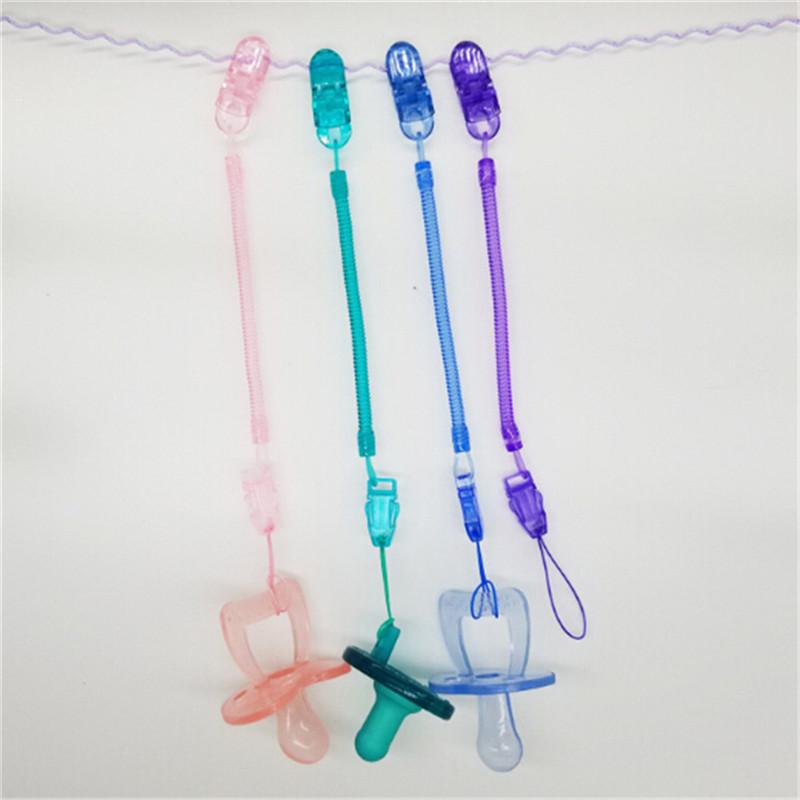 Product Introduction of Baby Infant Toddler Spring Dummy Pacifier Soother  Clip Chain Holder Strap 20