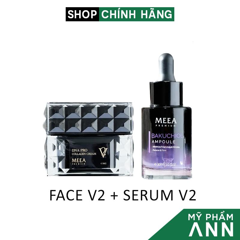  Kem Face DNA Pro V2 30g và Serum Tinh Chất Ampoule Saffron MeeA Organic 