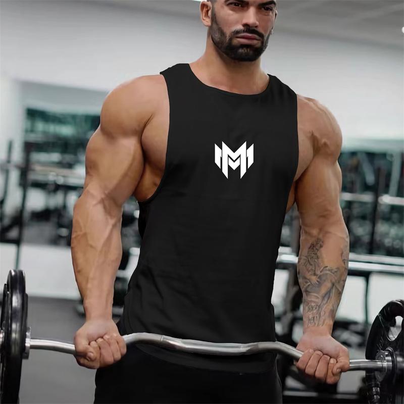 Product Introduction of Men's Summer Sleeveless T Shirt Gym Basketball Sportswear Tank Tops Print Casual Quick-drying Vest Male Fitness Men's Clothing 4