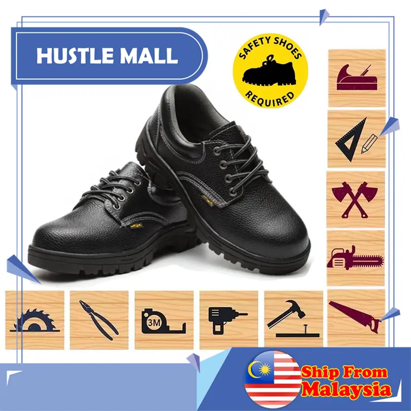 Hustle SAFETY BOOTS STEEL TOE CAP LOW CUT