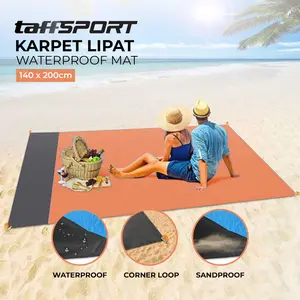 Karpet Lipat Camping Piknik Waterproof Mat 140 x 200cm