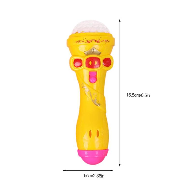 Product Introduction of Classic Flash Microphone Toys Mini Cute Music Karaoke Star Prop Light Mike Luminous Toys W4L1 N2C1 28