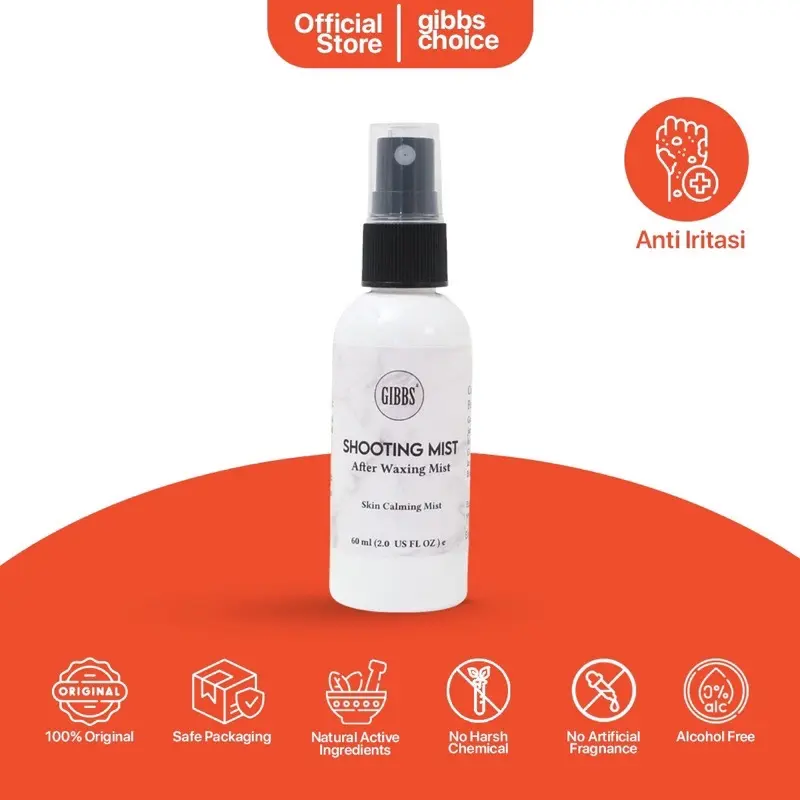 GIBBS Spray After Waxing / Relaxing & Calming Spray Anti Iritasi (60 ml)