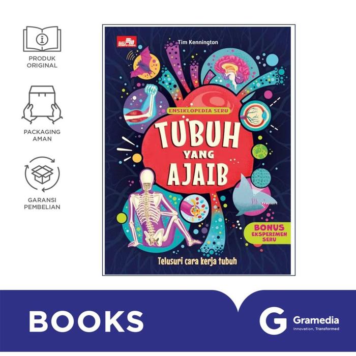 Gambar Gramedia Buku Ensiklopedia Seru: Tubuh yang Ajaib ( Tim Kennington ) dari Gramedia Kota Bekasi Tokopedia