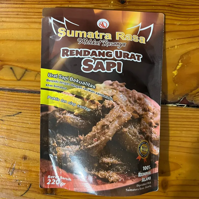 Rendang Urat Kaki Sapi Khas SumatraRasa 6