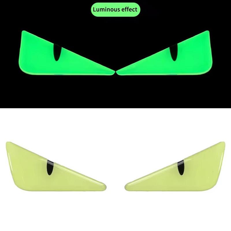 [SGDF] Reflective Eye Decal Safety Reflector Car Stickers Eye Night Safety Driving 0