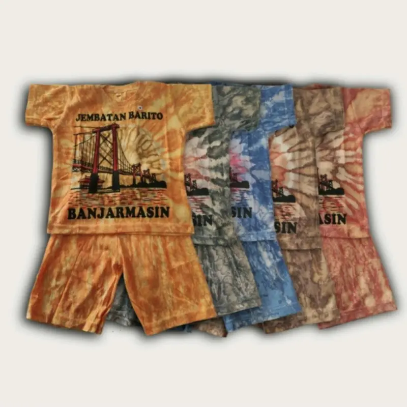Baju Kaos Anak Motif Banjarmasin 0