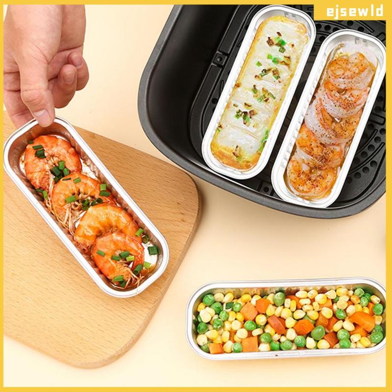 ejsewld- Oven Tin Box Not Sticky Rectangular Tinfoil Tray Kitchen ...