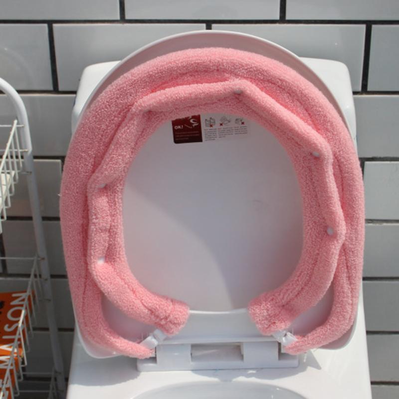 Product Introduction of Soft Warm Thicken Toilet Seat Covers Button Style Toilet Seat Cushion Mat Pad 8