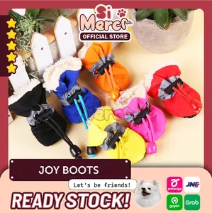 Si Merci Official Sepatu Serut Hewan Anjing Kucing Kelinci Joy Boots Sepatu Boots Anti Air Waterproof