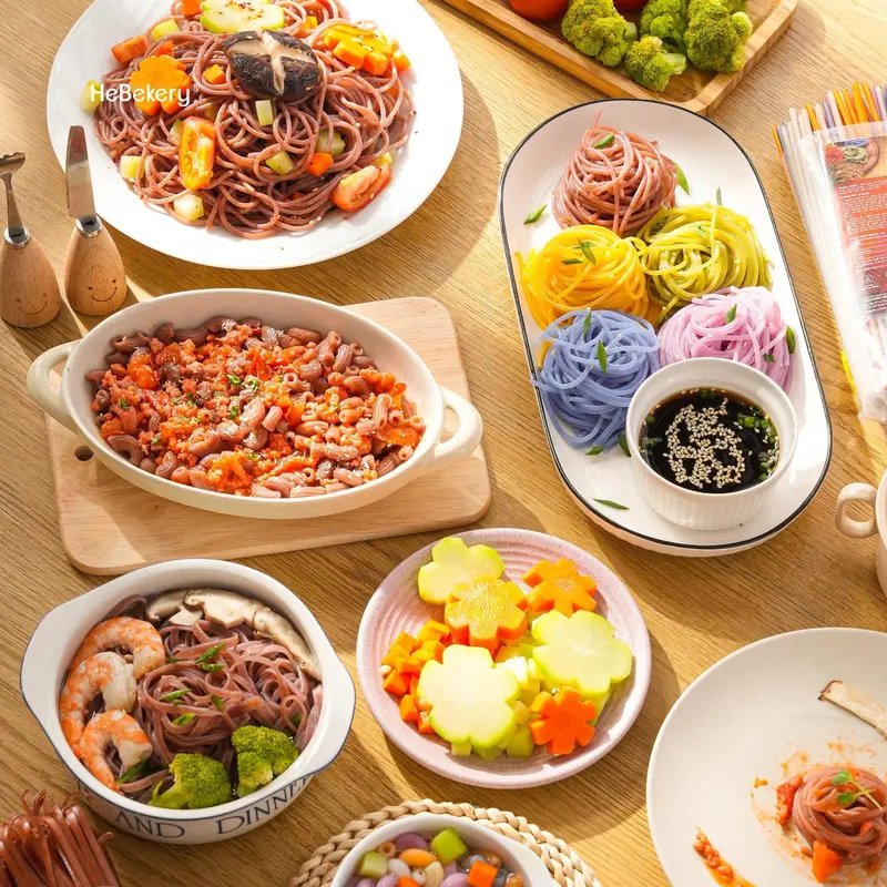 Bánh Canh Ngũ Sắc Rau Củ 5 Vị - Bánh Canh Rau Củ HeBekery by HeBe Chua Food Cake 6