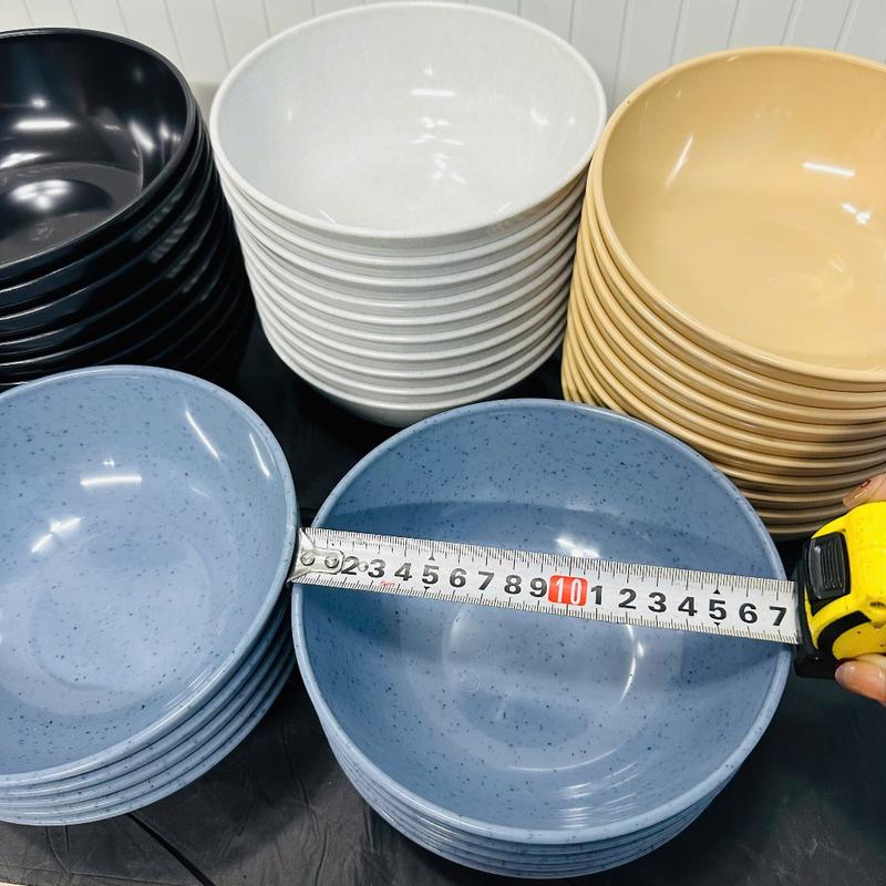 Combo 2 Tô Nhựa Nhiều Màu - Tô Nhựa Ăn Bún Phở Chất Liệu MELAMINE - Hùng Home