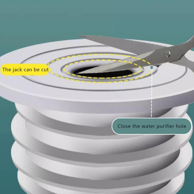 Product Introduction of Washing Machine Drain Hose Gasket - Deodorant - Gray - For Washing Machine Drains, Sink Drains, Mop And Pool Drains 33