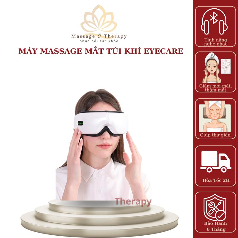 Máy massage mắt túi khí Bluetooth EYECARE E88, mát xa mắt giảm mỏi và quầng thâm Therapy Women Nữ