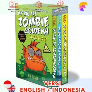Best Seller ! Eng-Id -My Big Fat Zombie Goldfish BoOK Set