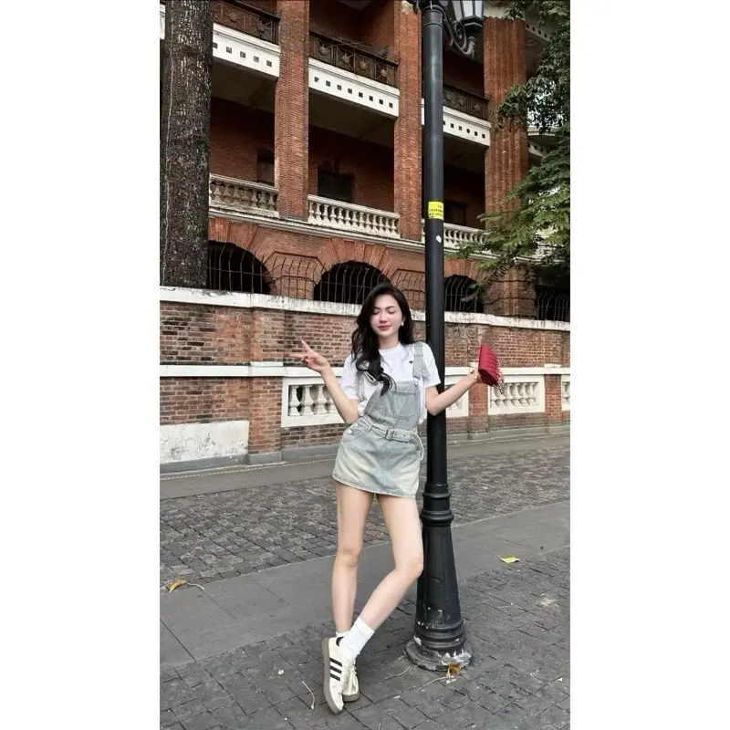Quần Yếm  Lưng Cao, quần yếm Phong Cách Thời Trang siêu sang chảnh siêu dễ thương