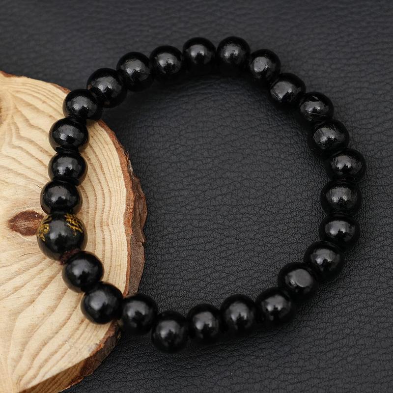 Vòng Tay Đính Cườm, Unisex, Thời Trang, Đàn Hồi, Đen / Đỏ, Cập Nhật Mới, Được Làm Bằng Hạt, Được Bán Bởi Welove Store 6