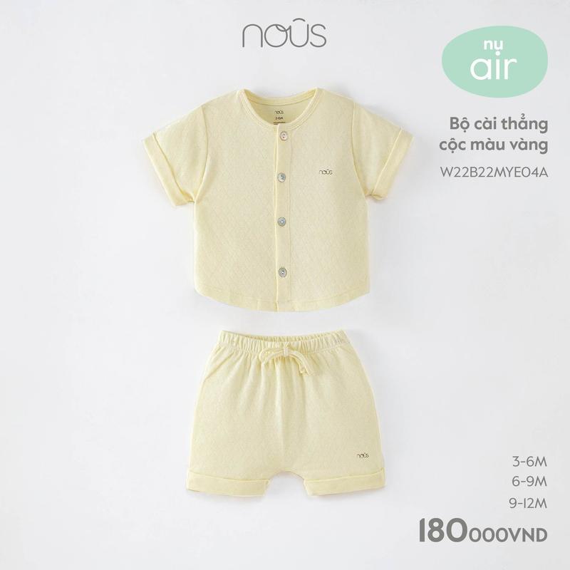 Product Introduction of Nous Bộ cộc Cho bé trai bé gái mềm mịn co dãn mát 0
