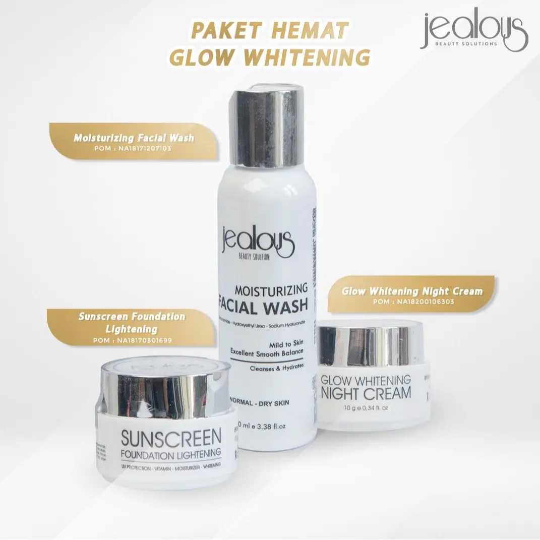 Paket Glow Whitening Mencerahkan Serta melembabkan BPOM Skincare Aman untuk Bumil