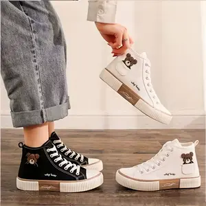 Sepatu Sekolah Anak - Sepatu Wanita Motif Beruang Terbaru Kekinian