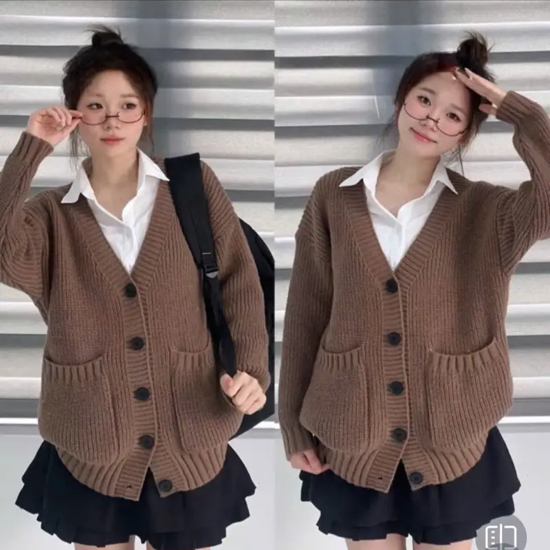 Áo khoác len cardigan (13.5) chất len dày dặn chuẩn hàng qC Women