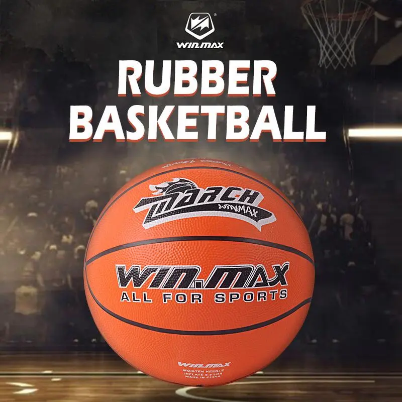 Training Basketball, 1 Count Indoor & Outdoor Wear-resistant Rubber Basketball, Sports Equipment For Home & School & Outdoor 2