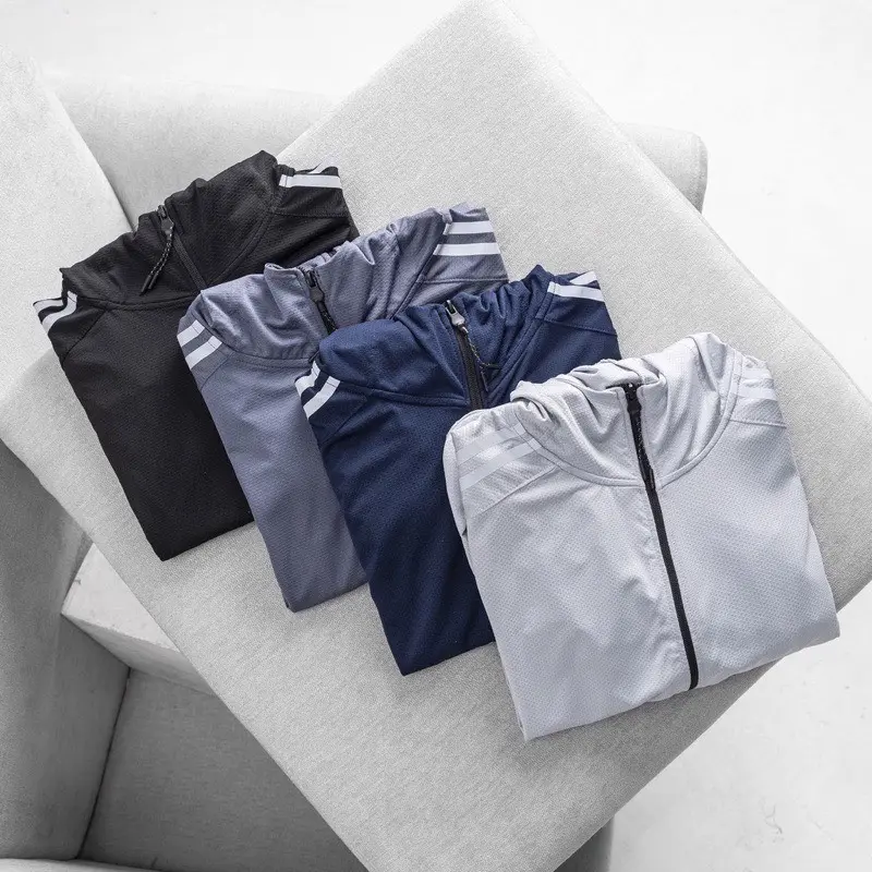Áo chống nắng 2 lớp viền tay nam nữ vải kim cương mềm mịn (45-95kg) 2