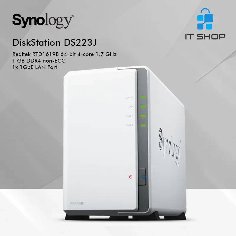 Synology NAS DiskStation DS223J - 2 Tahun Garansi