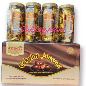 1 kardus isi 4 Toples Cokelat Almond exp aman - COD
