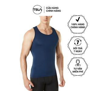 Áo ba lỗ thể thao nam TSLA TSH1011 Thoáng khí Thoải mái nhanh khô