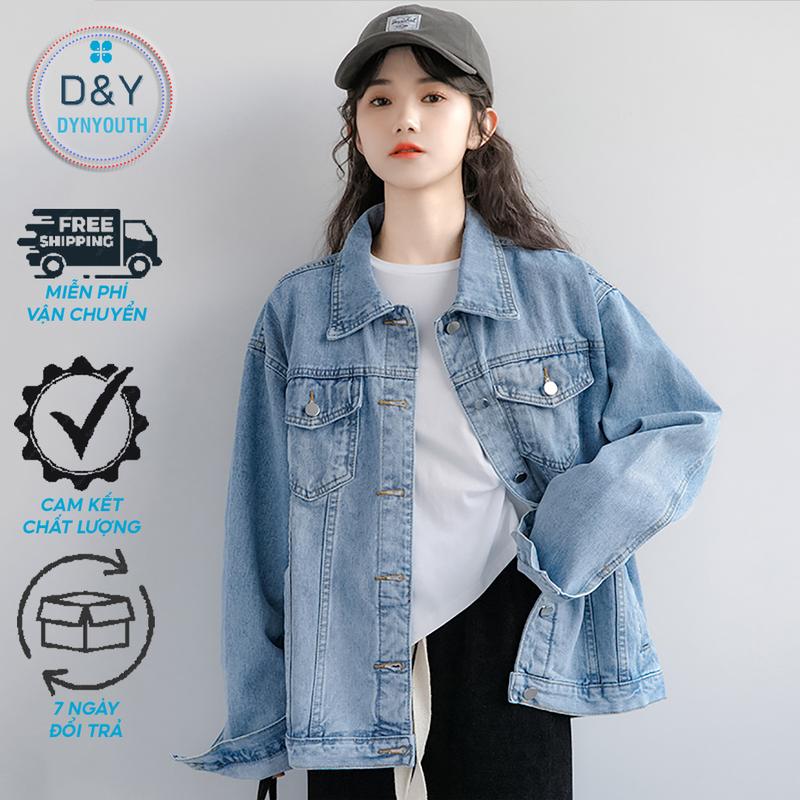 Áo khoác Nữ jean form rộng chống nắng hàn quốc cao cấp bigsize đẹp đúng chất Women Jacket