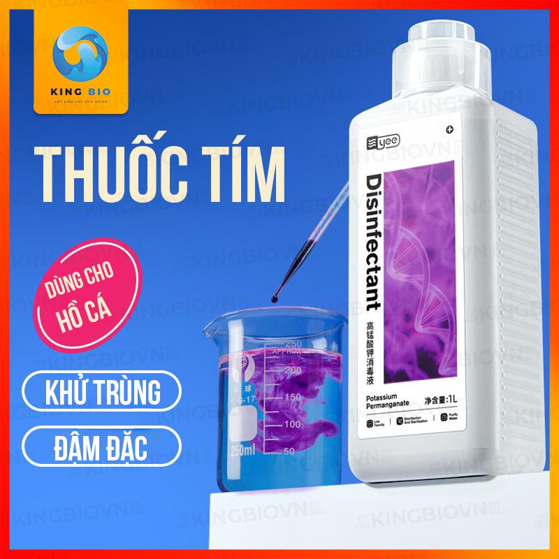 Chai 600ml Thuốc tím Yee Disinfectant - dung dịch Kali Permanganat khử trùng diệt khuẩn cho bể cá