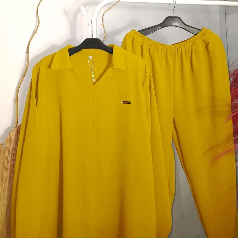 SYARIFAH17 One Set Hijab Style Buyen Wanita Jumbo XL 2XL 3XL 4XL / Celana Lembut Muslim Crinkle Nyaman 4