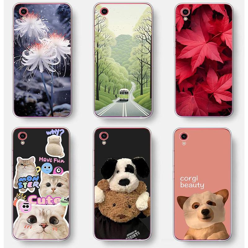 Vỏ silicon tpu cho vivo y91c y1s, vỏ ốp điện thoại