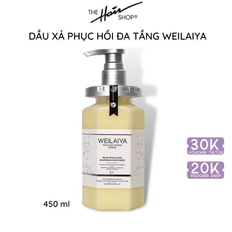 Dầu xả phục hồi, Dưỡng Tóc trứng cá tầm Weilaiya, 450ml